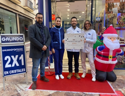 GALINDO ÓPTICOS, GANADOR DEL I CONCURSO DE ESCAPARATES DE NAVIDAD DE LA ACIA EN ANTEQUERA