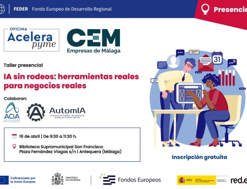 JORNADA ACIA-ACERA PYME CEM :” IA HERRAMIENTAS REALES PARA NEGOCIOS” 16 DE ABRIL. BIBLIOTECA SUPRAMUNICIPAL SAN FRANCISCO 9,30 HORAS